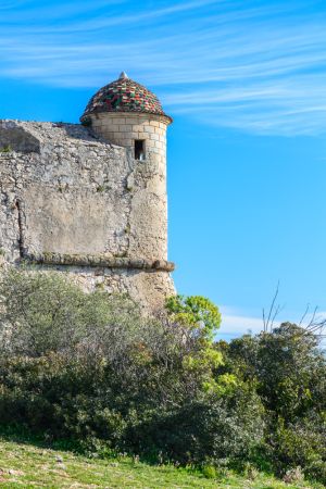 Photographie d'architecture : Fort du Mont-Alban. Vue du sud