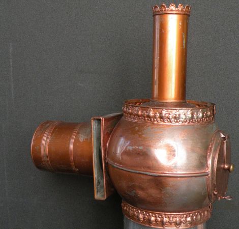 Appareil de projection : Lanterne magique, modèle « Lampascope boule » .