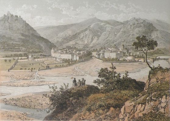Estampe : Nice et Savoie