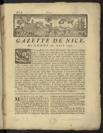 Journal : Gazette de Nice