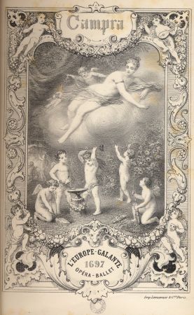 Partition : Europe galante : opera-ballet