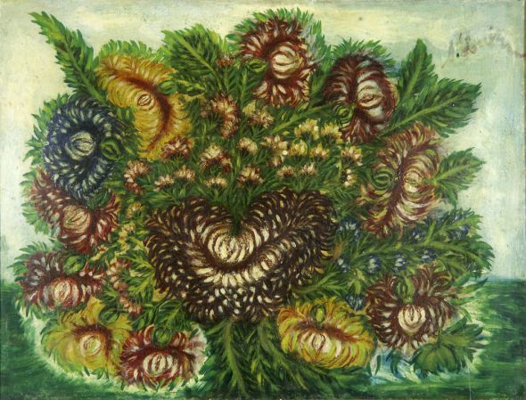 Tableau : Corbeille de fleurs