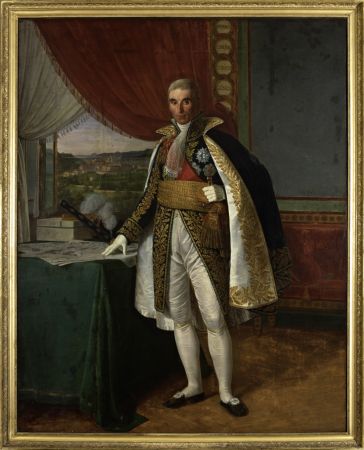Tableau : Villa Masséna. Vestibule. Portrait du maréchal Masséna, prince d’Essling