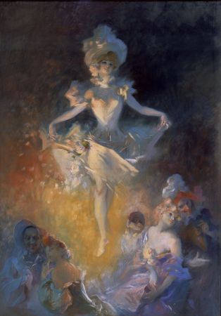 Tableau : Colombine, Pierrot, Polichinelle,  dit la Grande Colombine