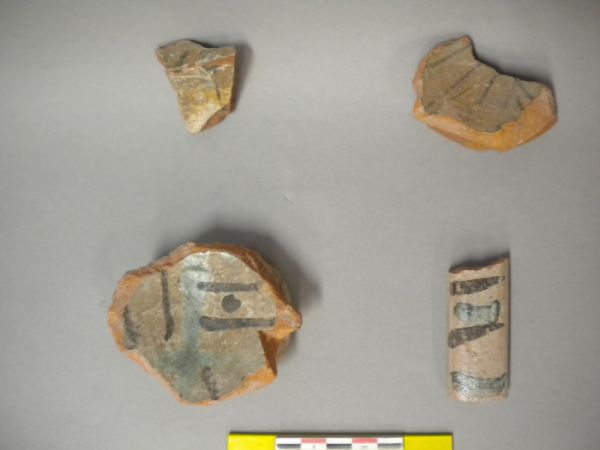 Objet de fouille : Fragments de faïences médiévales d’importation italienne