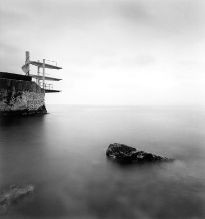 Photographie : Plongeoir, bains militaires Nice, France